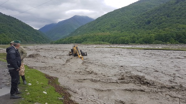 Rescuers are searching for a 60-year-old man in Alazani