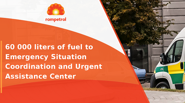 Rompetrol Georgia provides 60,000 liters of fuel to LEPL Emergency Situations Coordination and Urgent Assistance Center