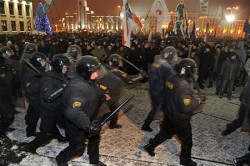 In Minsk opposition protest action was dispersed by Police