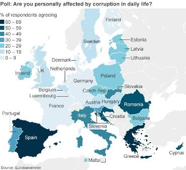 Corruption across EU `breathtaking` – EU Commission