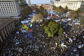 Argentina: Thousands attend anti-Fernandez rally’s