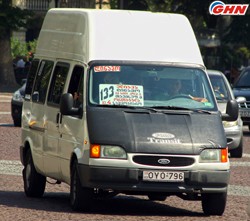 At  Rose square minibus drivers protest action was held