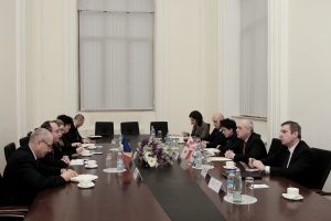 The Georgian First Deputy Foreign Minister met the Romanian Foreign Ministry’s Secretary of State for Strategic Affairs