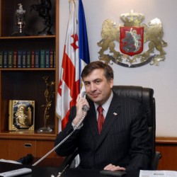 Mikhail Saakashvili to talk with J. Biden and N. Sarkozi over phone
