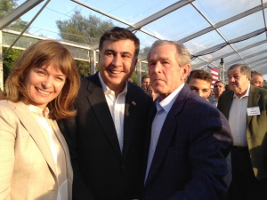 Georgian president visits the United States