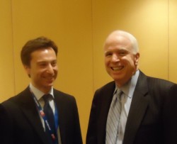 G.Targamadze met with USA senator McCain