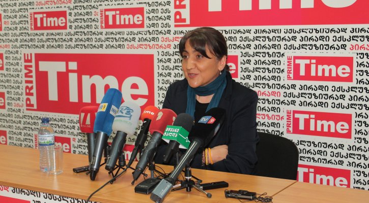 Irma Inashvili was questioned 