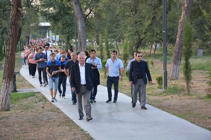 Paata Mkheidze started meetings with population