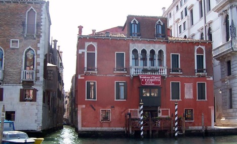 Canals and streets look the same in Venice