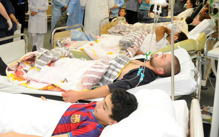 73 people intoxicated in chlorine leakage
