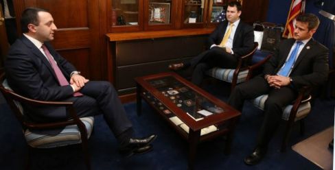 Prime Minister of Georgia Irakli Garibashvili met Congressman Adam Kinzinger