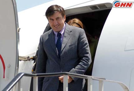 Georgian President returned from Bucharest