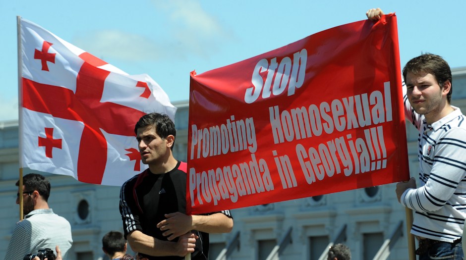 LGBT rally grew into a violence in Tbilisi today