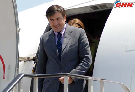 Mikheil Saakashvili cancels visit to Baku due to disaster in Samegrelo