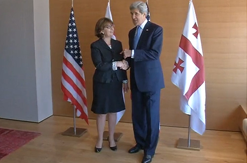Georgian FM Meets U.S. Secretary of State