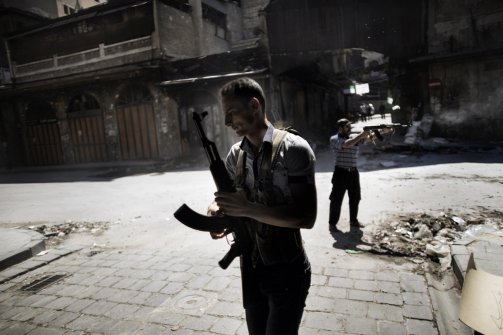 Syrian rebels push to oust Assad’s troops from Aleppo