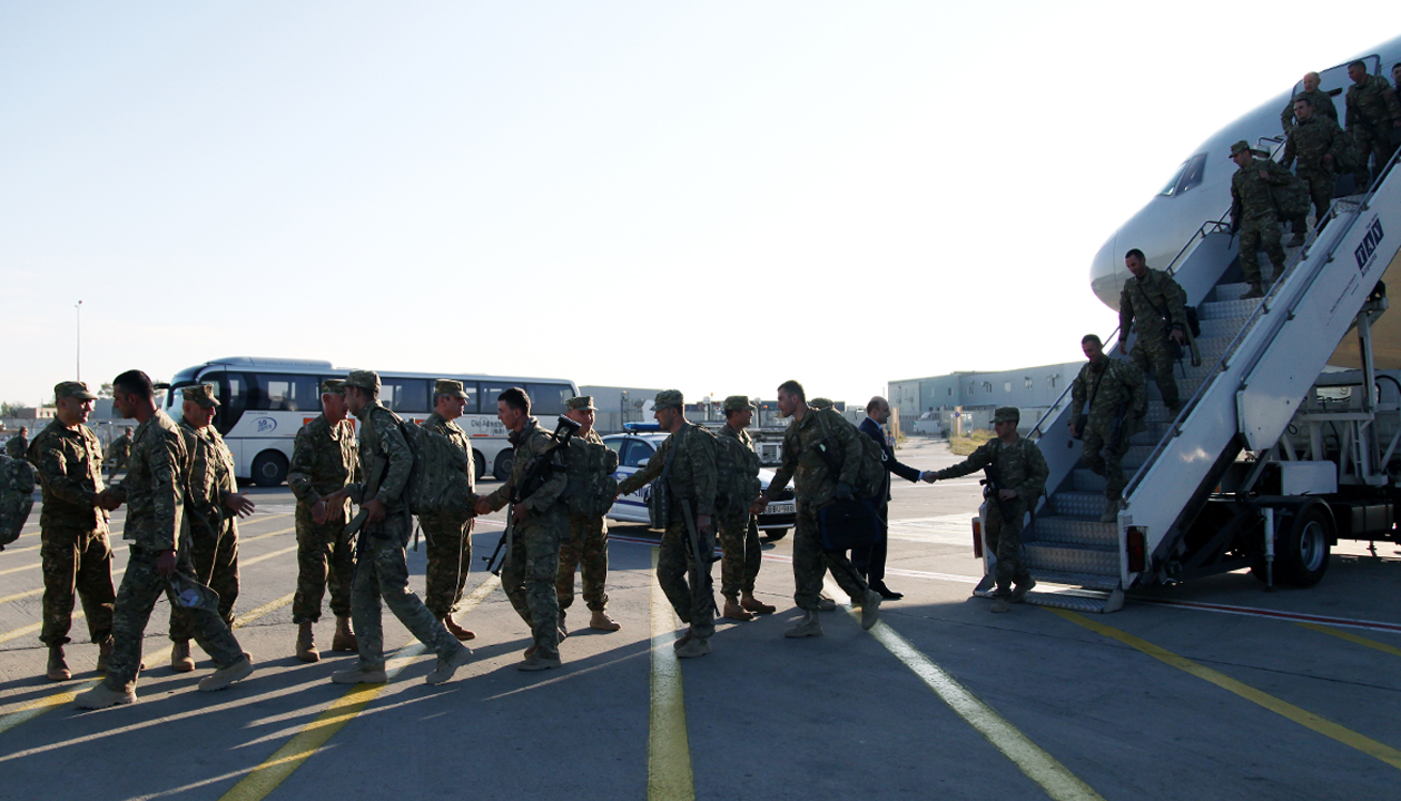 Georgian Military returned to Homeland