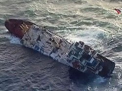Searching of crew from sank ship at Sochi stopped