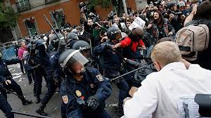 Austerity anger leads to violent clashes in Spain