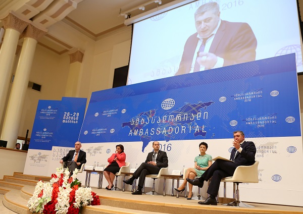Kakhiashvili took a floor at the Ambassadorial 2016