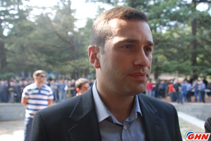 Irakli Alasania meets with locals in Zugdidi 