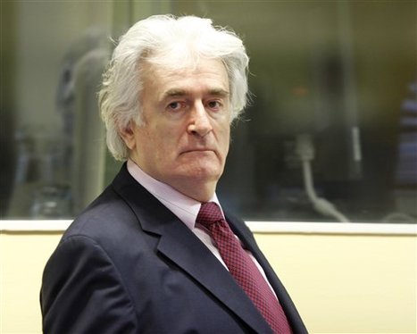 Karadzic tells war crimes trial he promoted Balkans peace