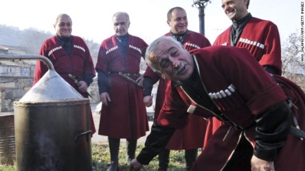 Georgian Chacha and Cuisine on CNN’s “list of surprises” at Sochi