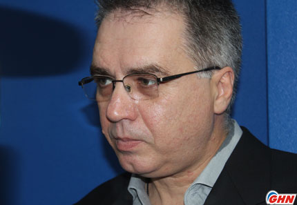 Davit Sergienko meets with ministry staff