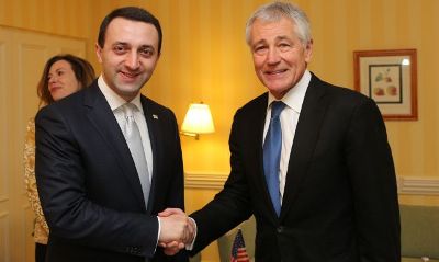 Georgian Prime Minister meets with high ranking Defense officials of US and UK