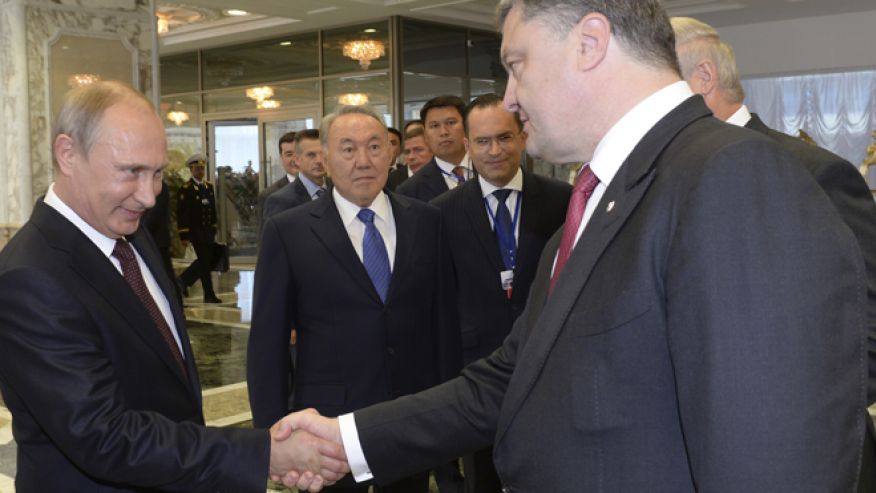 Putin, Ukrainian president meet for first face-to-face talks since June