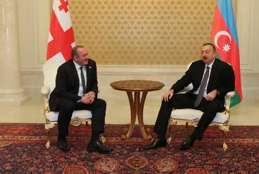 Presidents of Georgia and Azerbaijan meet in Baku